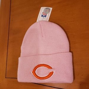 Pink Chicago Bears Knit Hat